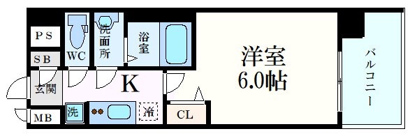 アドバンス大阪ビヤンの物件間取画像