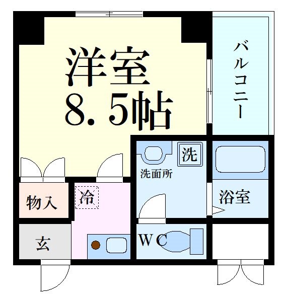 IF都島の物件間取画像