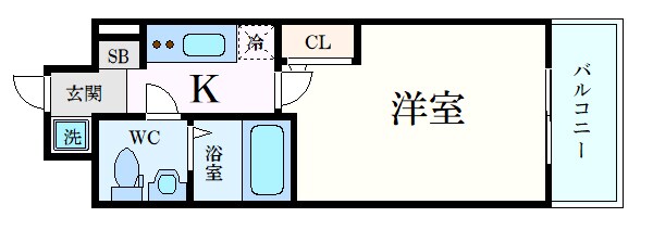 ARISTO扇町の物件間取画像
