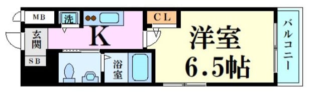 エスリード江坂江の木町の物件間取画像