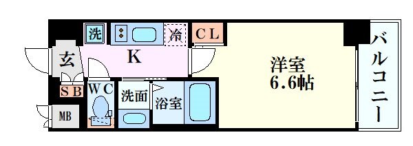 エステムコート新大阪ⅩⅣアイシーの物件間取画像