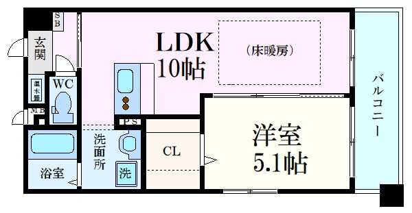 第21関根マンションの物件間取画像