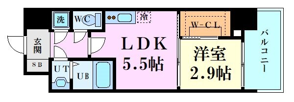 セレニテ新大阪プリエの物件間取画像