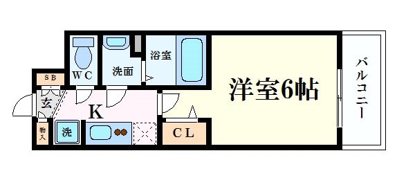 プレサンス天満橋トラッドの物件間取画像