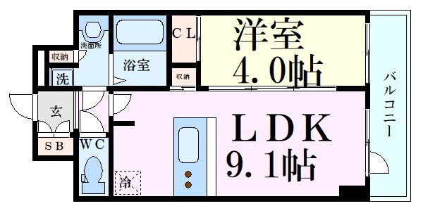 新大阪駅 徒歩8分 12階の物件間取画像
