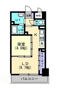 ハアラン一ノ宮の物件間取画像