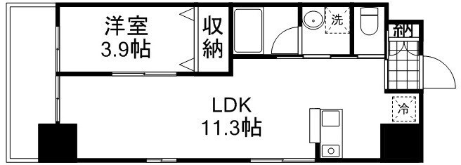 WillDo岡山大供の物件間取画像