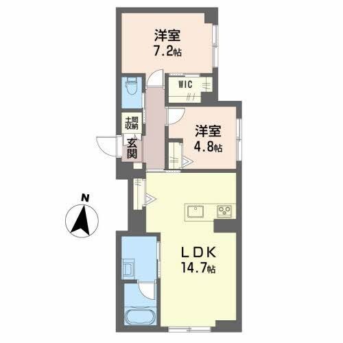 Ａｒｉｅｓ伊福町（アリエス伊福町）の物件間取画像