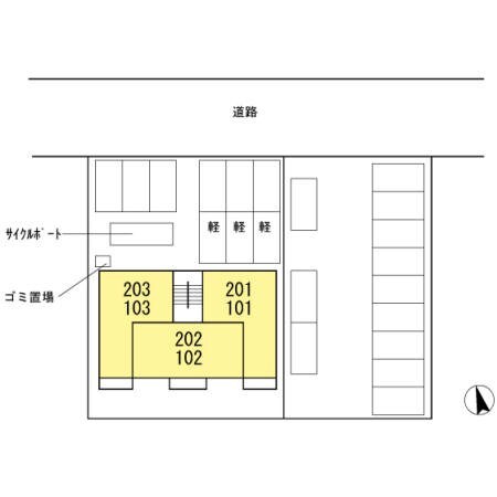 サンハイム青江の物件外観写真