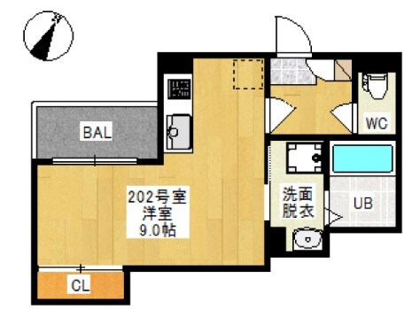 REGALEST 西崎本町の物件間取画像