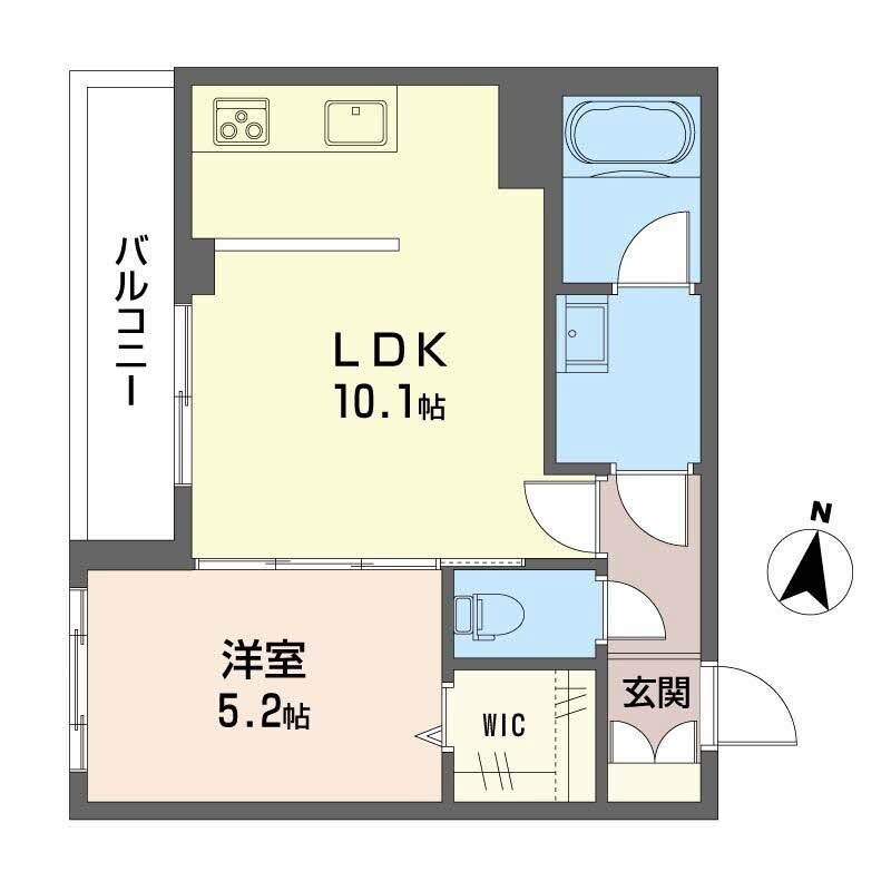 Ｓｔｕｄｉａｒｅの物件間取画像