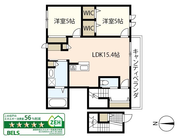 メゾンm.m.mの物件間取画像