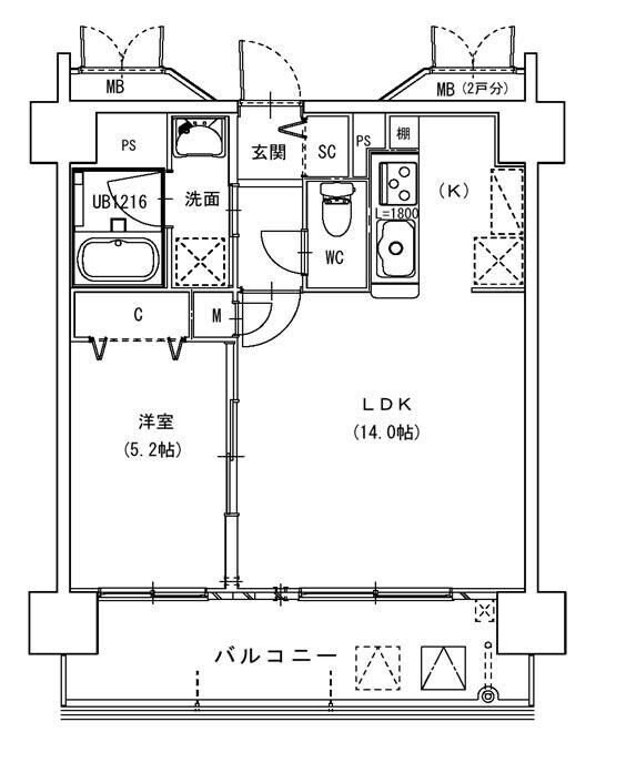 SUN FOREST 鹿田の物件間取画像