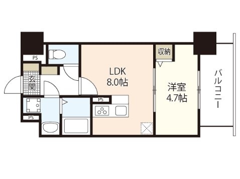 Mayfair田町Premiumの物件間取画像