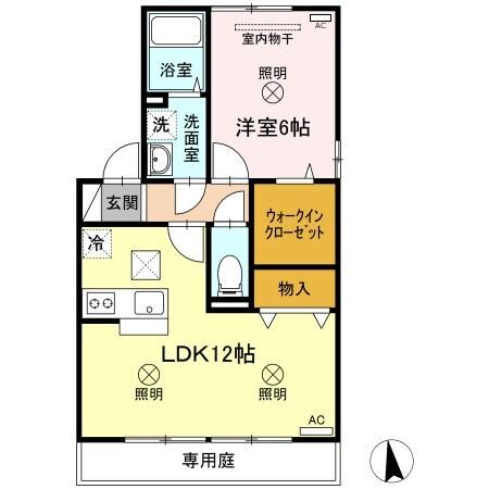 サンティーエ　A棟の物件間取画像