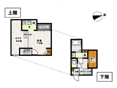 ADC西川原の物件間取画像