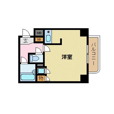 ダイアパレス京町Ⅱの物件間取画像