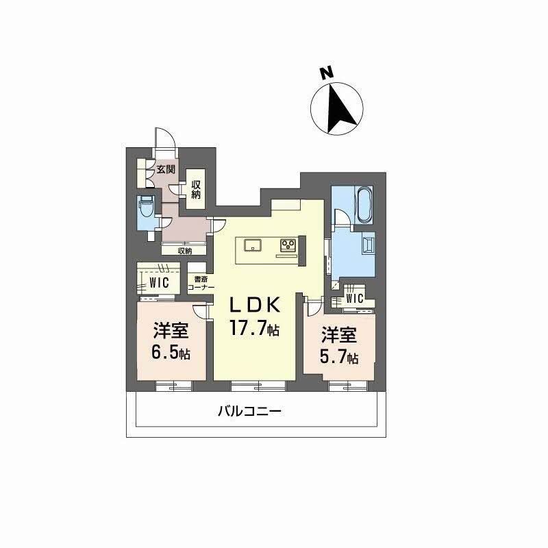 ＧｒｅｅｎＧａｒｄｅｎ東古松の物件間取画像