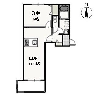 リュミエール　Bの物件間取画像