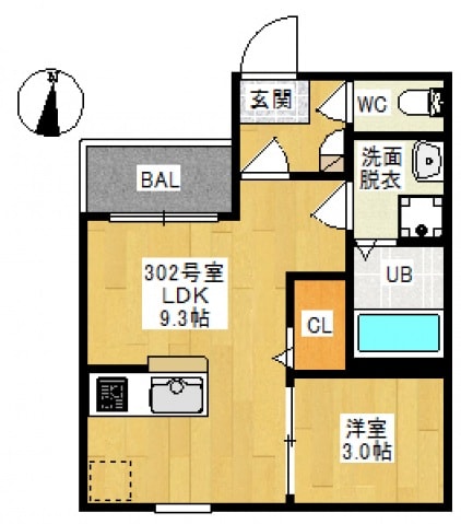 Regalest Terrace 富町の物件間取画像