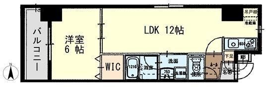 ガーデン富田町の物件間取画像