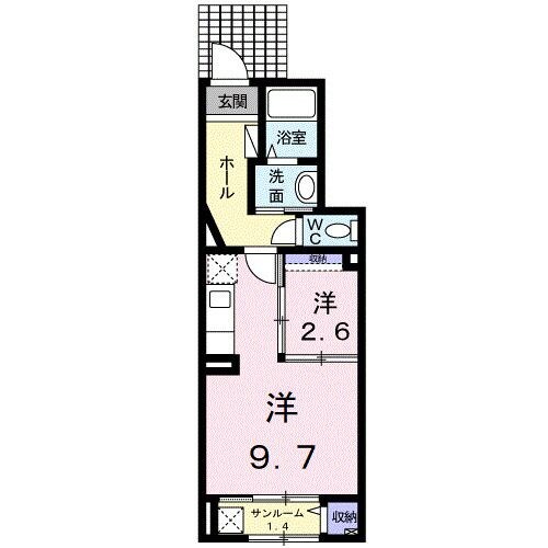 ビサイド　ミツの物件間取画像