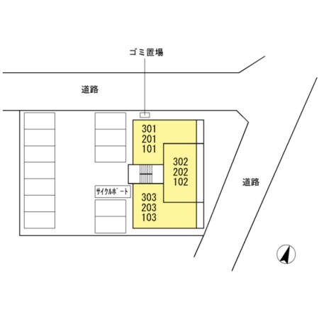 メナージュの物件外観写真