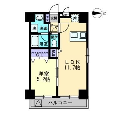 Arc Stage表町の物件間取画像