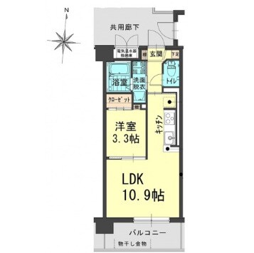 アミスタの物件間取画像