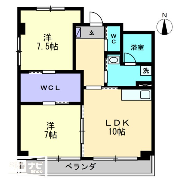 ハアラン御南の物件間取画像