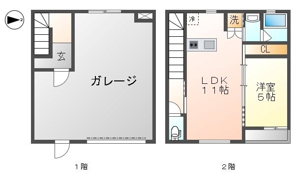 BASE　KOURAKU下中野の物件間取画像