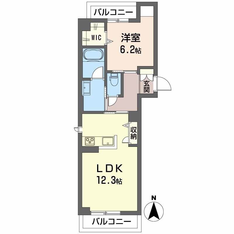 サンディアの物件間取画像