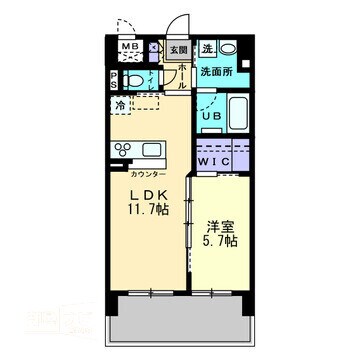 仮）下中野新築マンションの物件間取画像