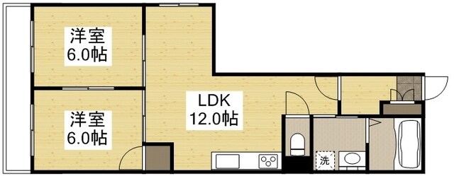 ラ・メール東島田の物件間取画像