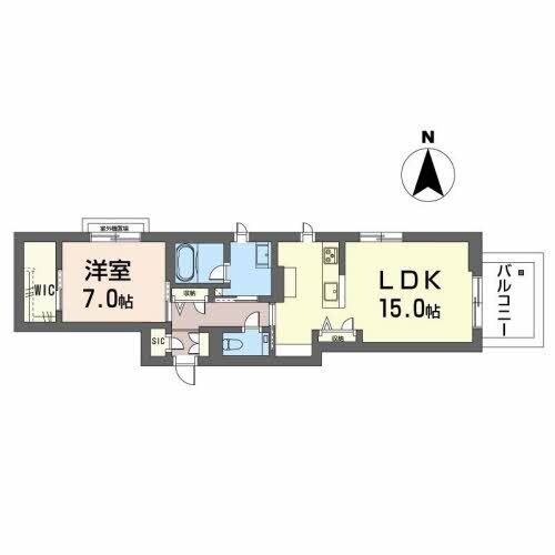 シャーメゾン上中野の物件間取画像