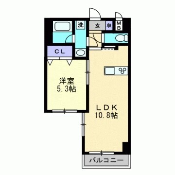 エスコパークヒルズ問屋町の物件間取画像