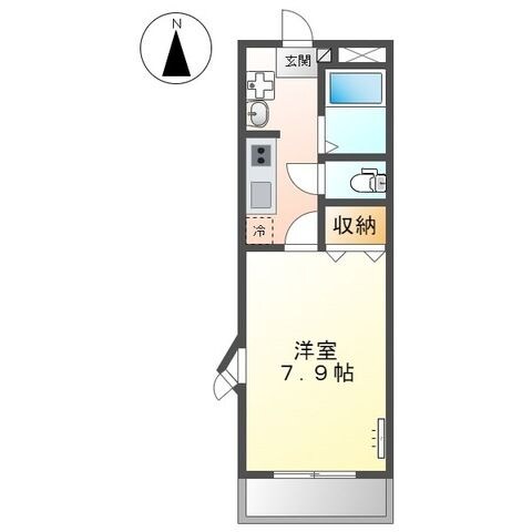 カスティージョ　Ⅱの物件間取画像