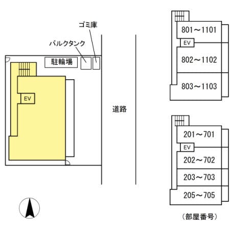 TWIN TOWERS AZUKIの物件外観写真