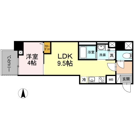 Ｗｅｓｔ　Ｏｎｅの物件間取画像