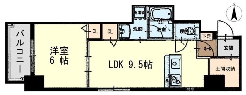 ガーデン富田町の物件間取画像