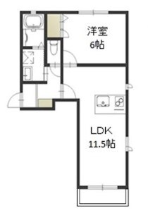 エスポワール都Ⅲの物件間取画像