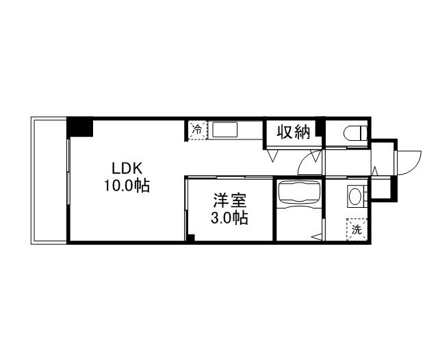 プランドール大供の物件間取画像