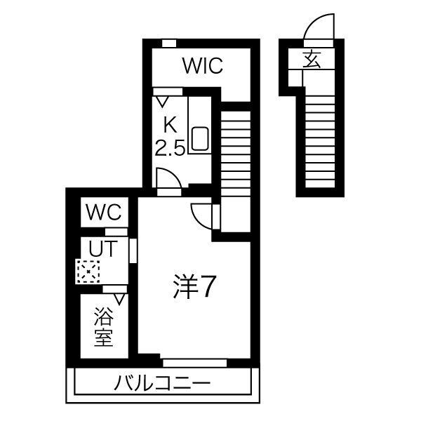 河原町駅 徒歩14分 2階の物件間取画像