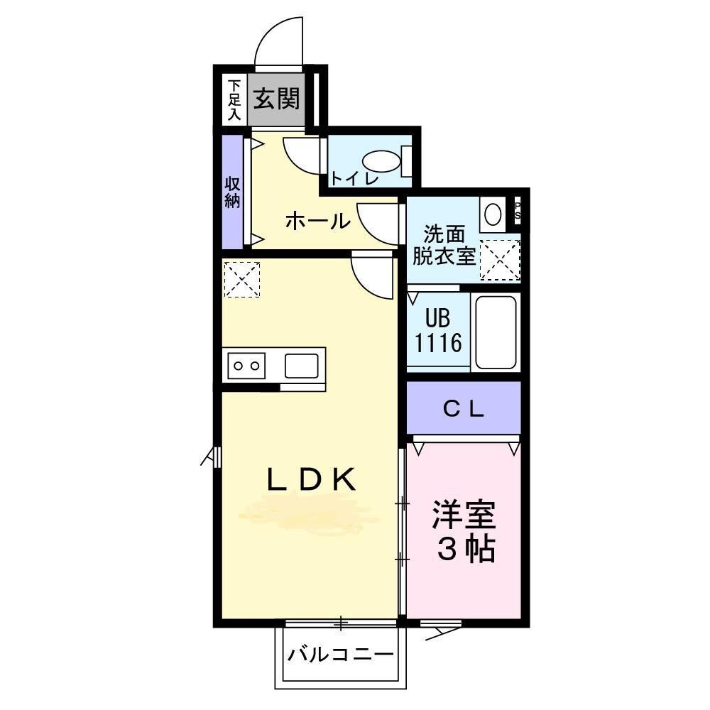 シャンテ二軒茶屋の物件間取画像