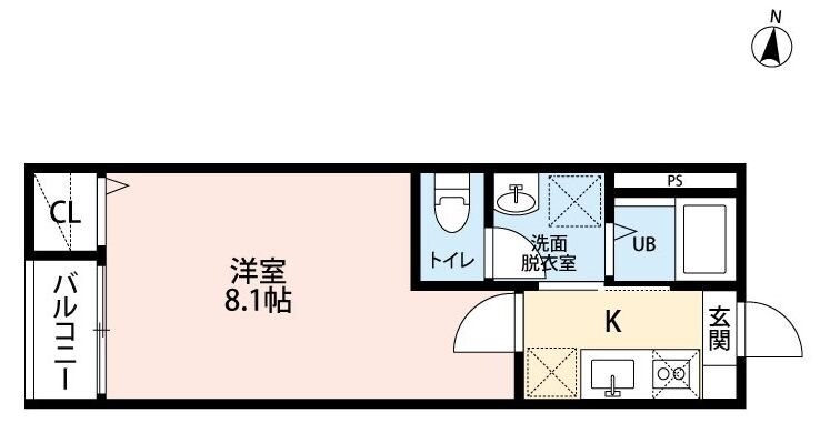 東照宮駅 徒歩9分 3階の物件間取画像