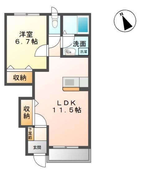 アヴァンティの物件間取画像