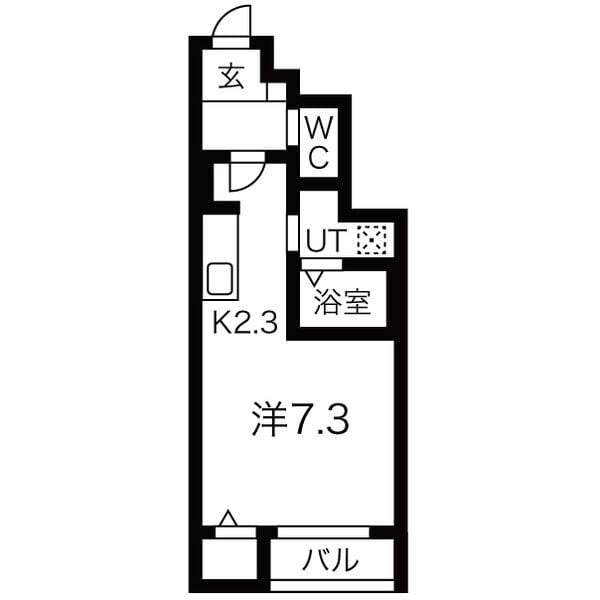 東仙台駅 徒歩12分 1階の物件間取画像