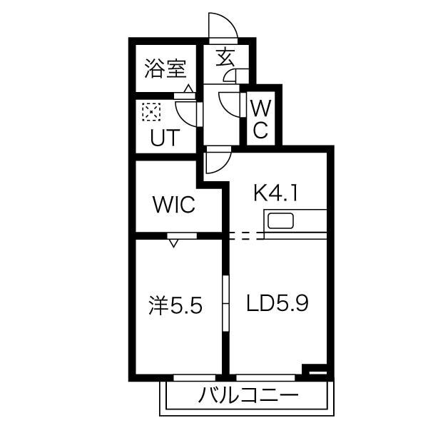 中野栄駅 徒歩17分 2階の物件間取画像