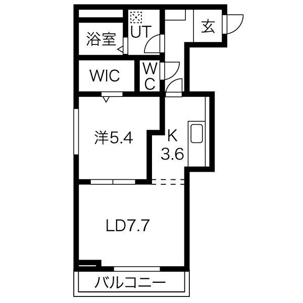 中野栄駅 徒歩17分 2階の物件間取画像