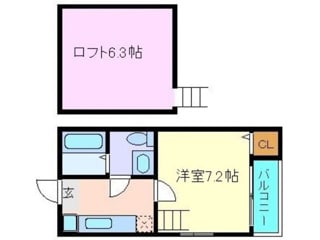 Kspace文化町の物件間取画像